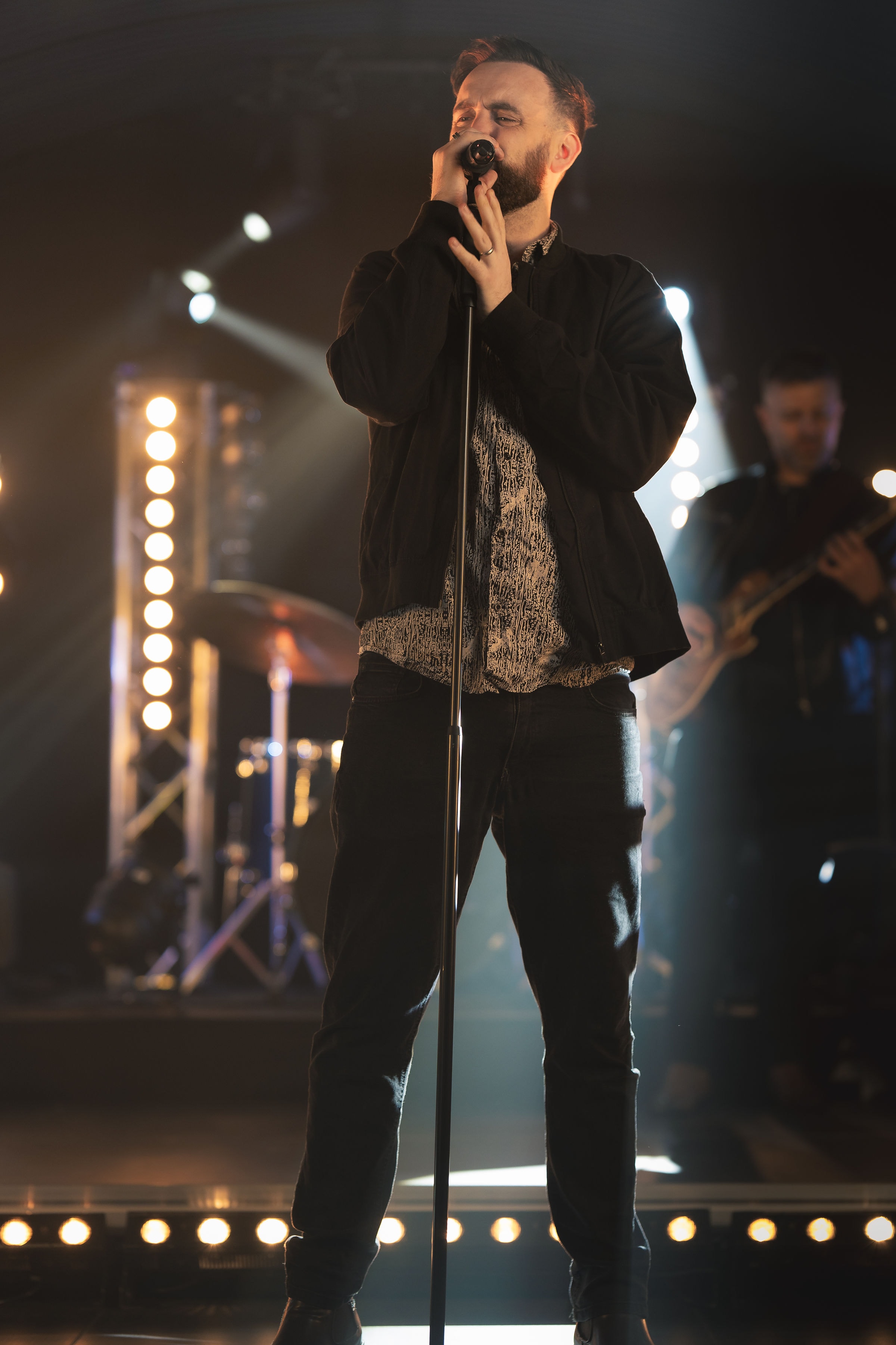 Cold Rush vocalist performing full length